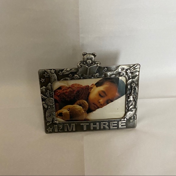 I’m Three Pewter Picture Frame - Picture 3 of 7